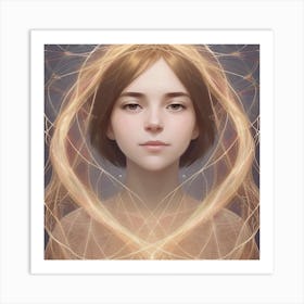 Ethereal Girl Art Print