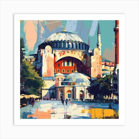 Blue Mosque 9 Art Print