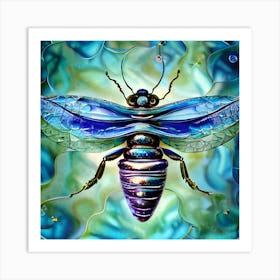 Bee Painting Art Print