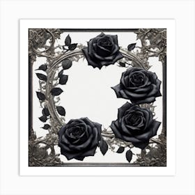 Black Roses 18 Art Print