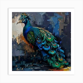 Peacock 4 Art Print