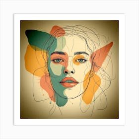 Portrait Of A Woman 16 Art Print