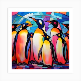 Penguins 3 Art Print