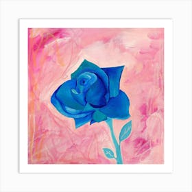 Blue Rose 1 Art Print