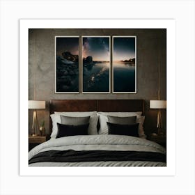 Three Piece Canvas Wall Art Art Print