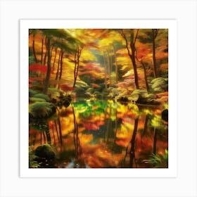 Autumn Forest 7 Art Print