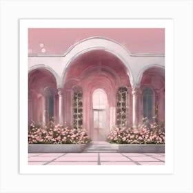 Pink Roses Art Print