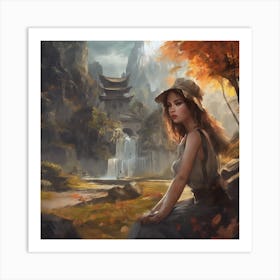 Chinese Girl Art Print