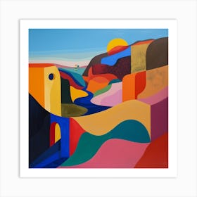Abstract Travel Collection Lima Peru 5 Art Print