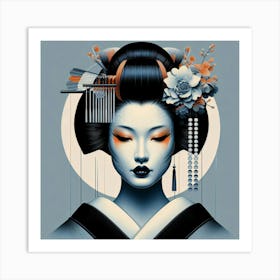 Japan Geisha Visual 69 Art Print