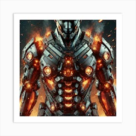 Phoenix Exosuits Heat Resistance Art Print