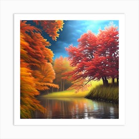 Vivid Nature Art Print