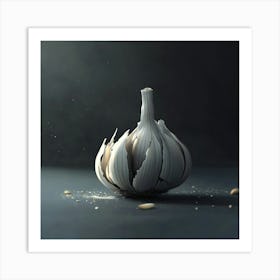 Garlic Clove Art Print