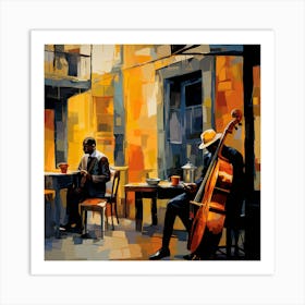 Street Musicians 1 Art Print