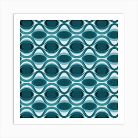 Modern Retro Pattern 32 Art Print