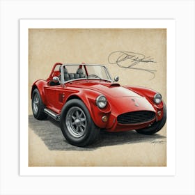 Shelby Cobra Art Print