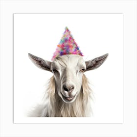 Birthday Goat Art Print