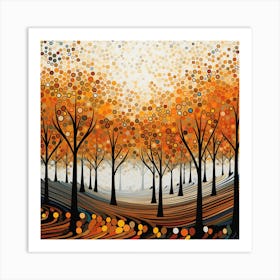 Autumn Trees 8 Art Print