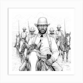 Buffalo Soldiers Art Print