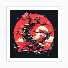 Cherry Blossom Tree 1 Art Print