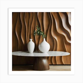 Wavy Wall 6 Art Print