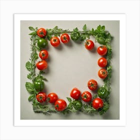 Frame Of Tomatoes 5 Art Print