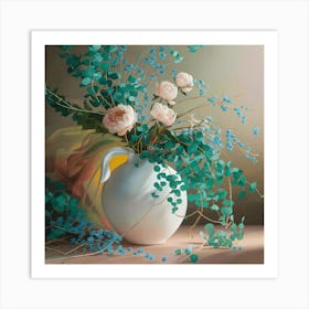 Flowers In A Vase 18 Art Print