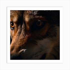 Wolf Portrait Art Print