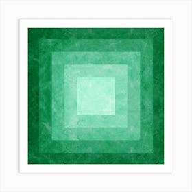 Green gradient Art Print