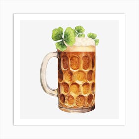 St Patrick'S Day Beer 4 Art Print