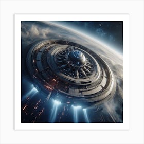 Spaceship 73 Art Print