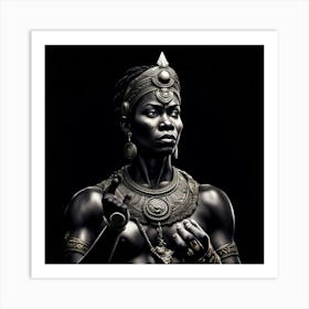 African King Art Print