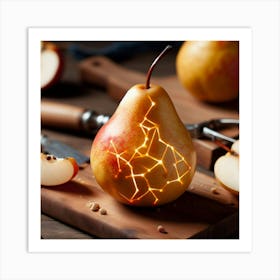 Constellation Pear 1 Art Print