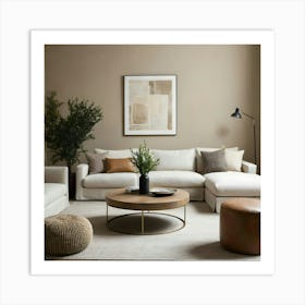 Modern Living Room 45 Art Print