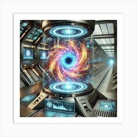 Futuristic Energy Core Art Print