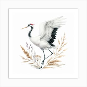 Crane 3 Art Print