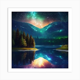 Night Sky 10 Art Print