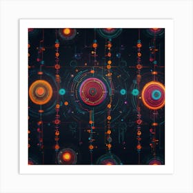 Abstract Background Art Print