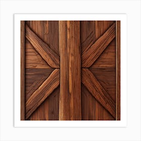 Realistic Wood Flat Surface For Background Use Centered Symmetry Painted Intricate Volumetric L (6) Art Print