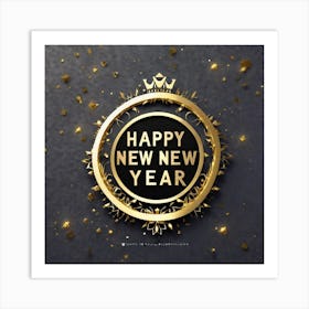 Happy New Year 101 Art Print