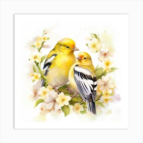 American Goldfinch Mother's Day 1 Art Print