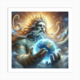 God Of The Sky 9 Art Print