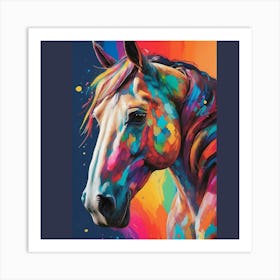 Horse Painting Art Print