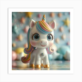 Unicorn Painting 2 Art Print