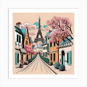 Paris Street Art Print