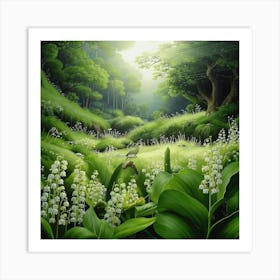 Lily Of The Valley 11 Art Print