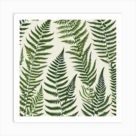 Fern Leaves 10 Art Print