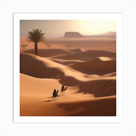 Desert Scene 3 Art Print