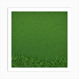 Green Grass Background 18 Art Print