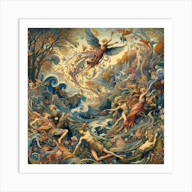 Faeries 1 Art Print